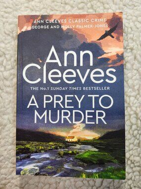 Ann Cleeves A Prey To Murder Paperback Pan Books 2023 Classic Crime